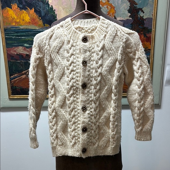 Kids fisherman knit cardigans - Picture 2 of 4